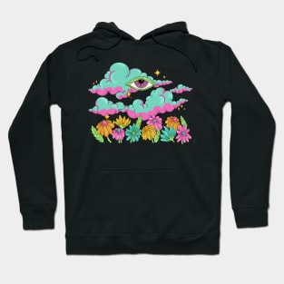 Psychedelic Summer Florals Hoodie